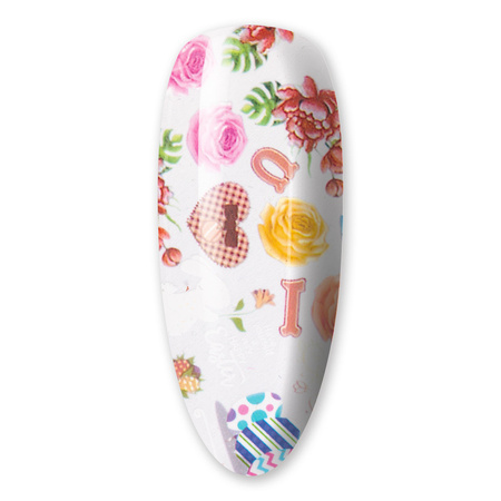 Lámina de transferencia de Pascua, 100 cm, n.º 15