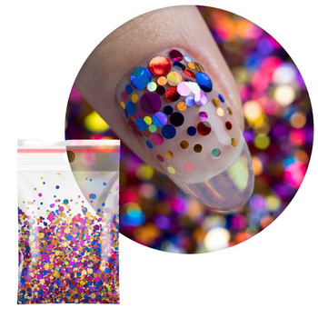 Pop-Up! Веснянки, конфетті, краплі, крапки, кружечки Princess Nails для декорування нігтів № 6, 20 г