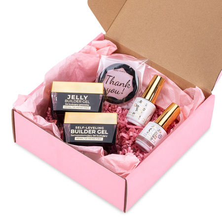 PRO MATCH SYSTEM 3+1 Coffee Blush: 3 гелі LED/UV: Jelly&SelfLeveling;&Gel; у флаконі + Doctor Top 15 г БЕЗКОШТОВНО