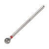 Frez diamentowy kulka 5 mm czerwony delikatny