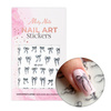 5D Self-Adhesive Black Bow Nail Stickers SD-2157 MollyNails