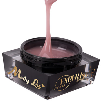 Gel modelador para uñas Expert Gel Smart natural cover de Monika Mielniczuk MollyLac, sin HEMA ni Di-HEMA, 50 g