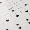 SWA75 Self-Adhesive Heart-Shaped Nail Stickers