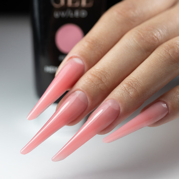 Gel acrilico Polygel per ricostruzione e extension AcrylGel Molly Nails senza HEMA/Di-HEMA Peony 30 ml