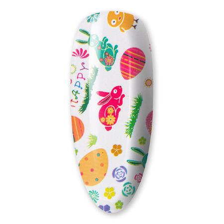 Lámina de transferencia de Pascua, 100 cm, n.º 4