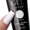 Gel acrylique Polygel pour extension des ongles AcrylGel Molly Nails sans HEMA/Di-HEMA, blanc, 30 ml