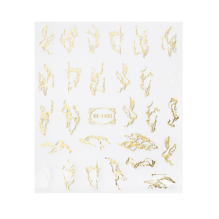 Selbstklebende Nagelsticker, Muster TH-1103