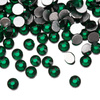 Скляні стрази для нігтів SS10 Emerald, приблизно 50 шт.