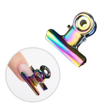 Attache métallique, pince de serrage, agrafe pour serrer un tunnel, cobalt, 22 mm, 5 pièces