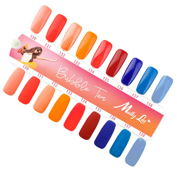MollyLac Bubble Tea gloss and matte template, 9 colors