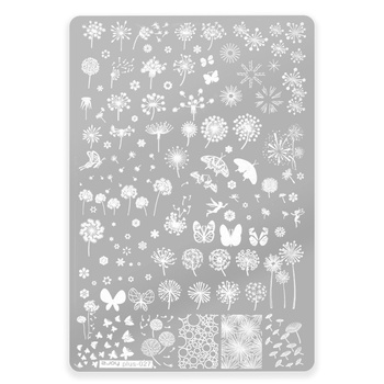 Placa con motivos para sellos plus-027
