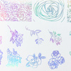 Pellicola transfer 100 cm motivo holo 10 n. 1