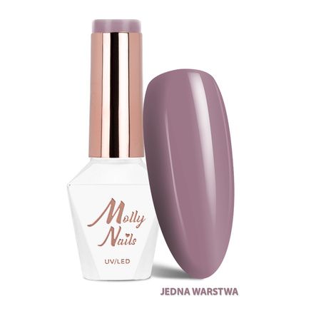 LED/UV-Hybridlack „Gel Polish Business Class“ Nr. 318 „Smoky“ von MollyNails, HEMA/Di-HEMA-frei, 8 g