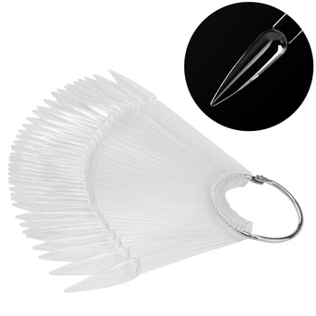 Spike tester template on a wheel for hybrid gels and powders, transparent, 50 pcs.
