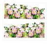 Wassertransfer-Aufkleber zur Nagelverzierung mit Blumenmotiv, Bogen 6,5 x 5,5 cm für 10 Finger – A075