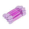 Applicateur en forme de marionnette pour l'application de paillettes Molly Nails, violet, 10 pièces