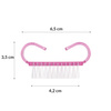Petite brosse rose pour manucure et poussière, 100 pièces