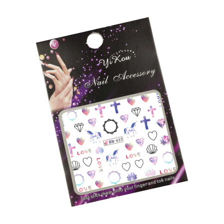 Adhesivos de agua para uñas Unicorn BN-637