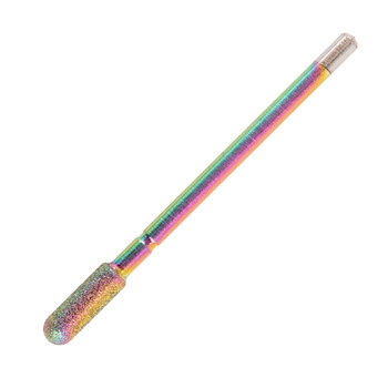 Unicorn rainbow diamond burr, rounded cylinder No. 11