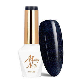 Гібридний лак Molly Nails Winter Crystalize Last Night без HEMA/Di-HEMA, 8 г, № 227
