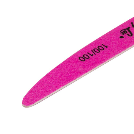 Nagelfeile Infinity Slim 100/100 Neon Pink, aus Bio-Holz, MollyLac