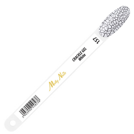 Wzornik patyczek Crackle Gel White