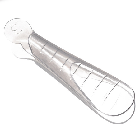 Set combinato di stampi in silicone a doppia forma per french manicure, 12 pezzi