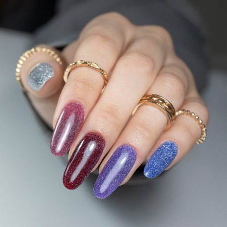 Lakier hybrydowy Molly Nails Flashing Lights Demode HEMA/Di-HEMA Free 8g Nr 560