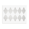 Moules autocollants en silicone pour Dual Form, pointe courte ST012-4 MollyLac, 24 pièces