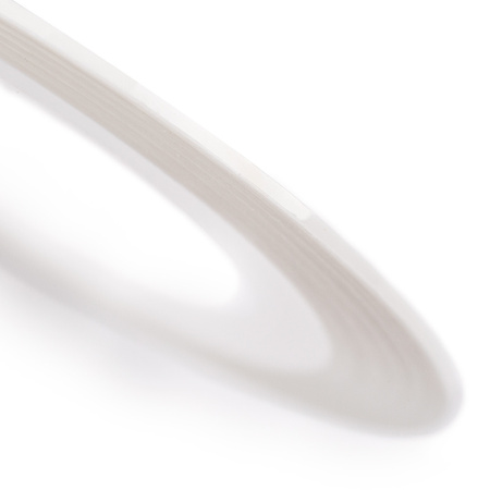 Ribbon thread for decorations, white disc No. 4