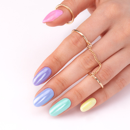 Molly Nails Yoghurt Marshmallow Hybrid Nail Polish HEMA/Di-HEMA Free 8g No. 121