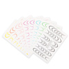 Gradient water decals for nails/ French/ Ombre/ French smile line set of 8 colors STZ48-STZ55