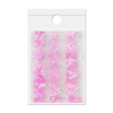 Pellicola transfer Luminous Flames 100 cm, luminescente ai raggi UV, n. 6