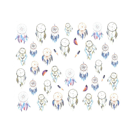 Dreamcatcher Water Nail Stickers A-1270