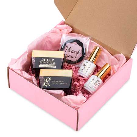 Molly Nails PRO MATCH SYSTEM 3+1 Milky: 3 gel modellanti + Doctor Top 15 g