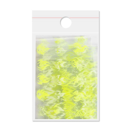 Pellicola transfer Luminous Flames 100 cm, luminescente ai raggi UV n. 2