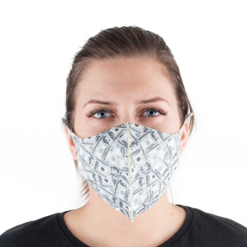 Reusable neoprene foam face mask, sizes L/XL, 1 piece