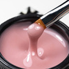 Gel de construcción autonivelante duro de densidad media Molly Nails Biscotti, sin HEMA ni Di-HEMA, 15 g