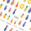 Thin, self-adhesive fruit nail stickers F293