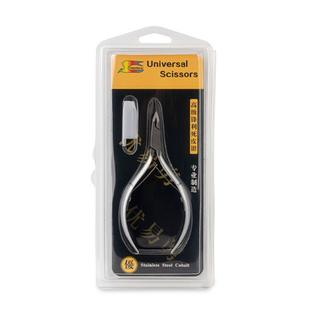 Pince à ongles et à cuticules en acier inoxydable Universal Silver 5 mm