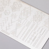 Plaque pour tampons à motifs ZG-L014