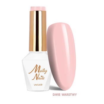 Molly Nails Wedding Yes, I Do Perfect French Pink HEMA/Di-HEMA Free Hybrid Nail Polish 8g No. 22