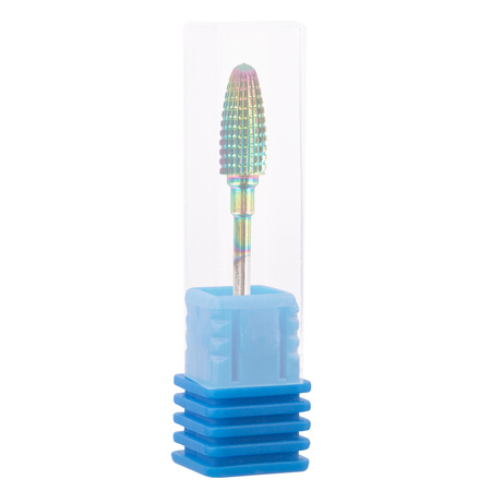 Fraise professionnelle en cobalt-tungstène, modèle arc-en-ciel Flame 1 M 3/32" n° 1
