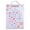 Thin self-adhesive nail stickers with bows CA-141