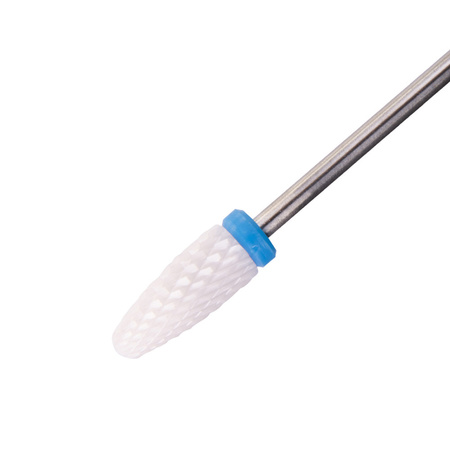 Ceramic burr for removing Tirch Cylinder material