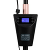 Lámpara LED de belleza de arco de 45 W, de pie, sin sombras, negra, modelo HQ-U28