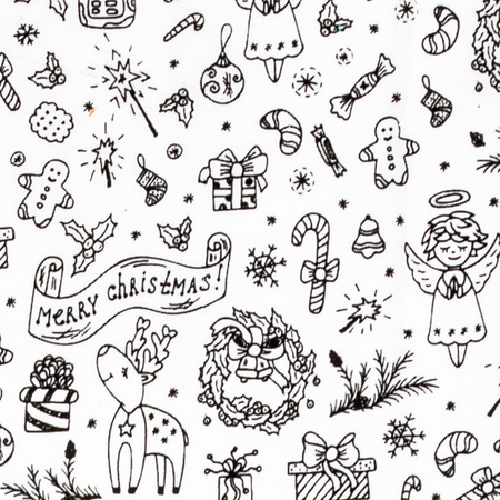 Christmas transfer foil 100 cm No. 14