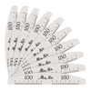 Lima minerale per unghie a forma di barchetta e mezzaluna 100/180 standard MollyNails