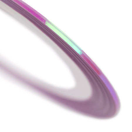 Ribbon thread for decorations, light violet disc No. 14