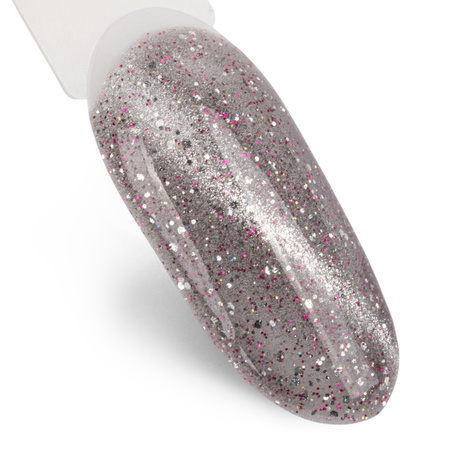 Magnetic hybrid nail polish with cat's eye effect Cat Eye Foxy Eyes Multicolor Chrom MollyLac 10g No. 558